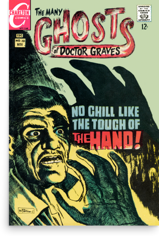 The cover of the 1968 comic book "The Many Ghosts of Doctor Graves #10"