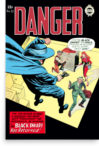 The cover of the 1964 comic book "Danger #12"
